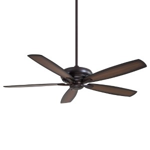 60" Minka Aire Farmhouse Indoor Ceiling Fan with Remote Control Kocoa Dark Maple Walnut Blades for Living Room Kitchen Bedroom - 1 of 4