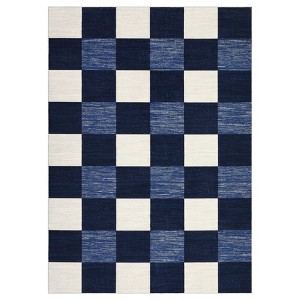 Washable Non Slip Modern Geometric Area Rugs, Indoor Contemporary Floor Carpet for Home Office - 1 of 4