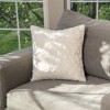HGTV Curlicue Faux Fur Pillow Snowbound 14 x 20 inches - 2 of 4