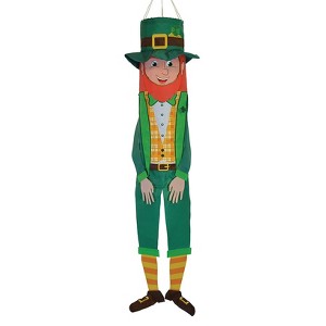 The Lakeside Collection 40" Leprechaun Breeze Buddy Windsock - 1 of 3