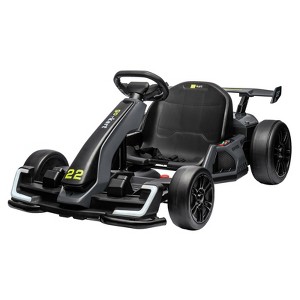 24V Kids Go Kart,300W Powerful Electric Drift Kart Car with Adjustable Seat - 1 of 4