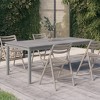 vidaXL Outdoor Dining Table Patio Table Garden Furniture Solid Wood Acacia - 2 of 4