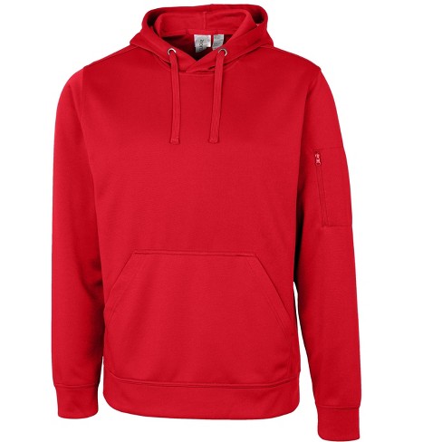 Red best sale plain sweatshirt