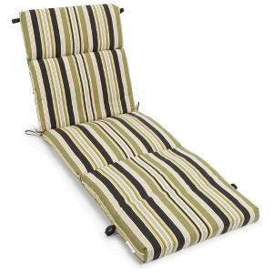 Blazing Needles, 72-inch by 24-inch Patterned Polyester Outdoor Chaise Lounge Cushion - 1 of 1