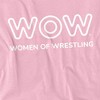 Boys' Short Sleeve Women Of Wrestling Single Color Logo T-Shirt - 3 of 4