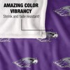 University Of Wisconsin Whitewater Logo Pattern Silky 50x60 Blanket, 1 Sided - 4 of 4