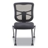 Alera Alera Elusion Mesh Nesting Chairs, Supports Up to 275 lb, 18.1" Seat Height, Black Seat, Black Back, Black Base, 2/Carton - 2 of 4