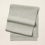 Textured Stripe Woven Table Runner Sage Green - Hearth & Hand™ with Magnolia