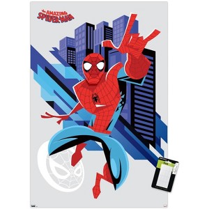 Trends International Marvel Spider-Man: Geometic Hero - Web-Slinger Unframed Wall Poster Prints - 1 of 4