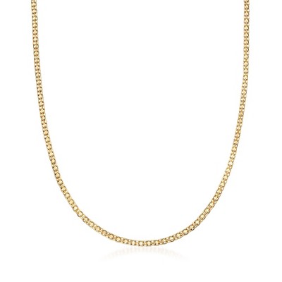 Pure Collection by Ross-Simons Italian 14kt Yellow Gold Bismark-Link Necklace
