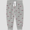 Carter's Just One You® Baby Boys' 2pc Mr. Irresistible Fleece Sweatshirt and Jogger Pants Set - Red - 2 of 3