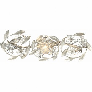 Crystorama Lighting Marselle 3 - Light Sconce in  Antique Silver - 1 of 3