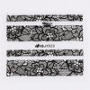 Wrapables Black & White Lace Nail Stickers Fashionable 3D Nail Art (20 sheets) - 3 of 4