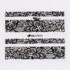 Wrapables Black & White Lace Nail Stickers Fashionable 3D Nail Art (20 sheets) - image 3 of 4