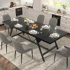 Besiost 71-In Dining Table for 4-6 People, Modern Farmhoue Large Kitchen Table - 2 of 4