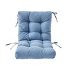 ARTPLAN Outdoor Cushions Seat Back Chair Cushions Wicker Tufted Pillow for Patio Outdoor Furniture - 3 of 4