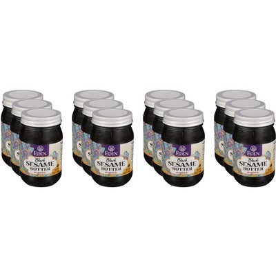 Eden Foods Butter Sesame Black Roasted - Case of 12 - 16 oz