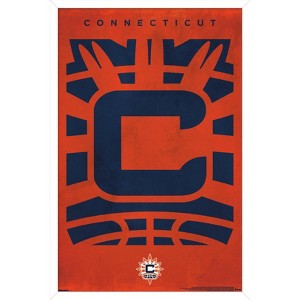 Trends International WNBA Connecticut Sun - Logo 25 Framed Wall Poster Prints - 1 of 4