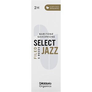D'Addario Woodwinds Select Jazz, Baritone Saxophone - Filed,Box of 5 2H - 1 of 4