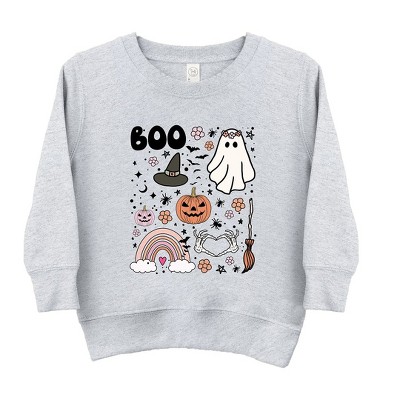 The Juniper Shop Boo Collage Toddler Graphic Sweatshirt