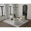 Prasad Modern Abstract Ivory/Taupe/Silver Area Rug - image 3 of 4