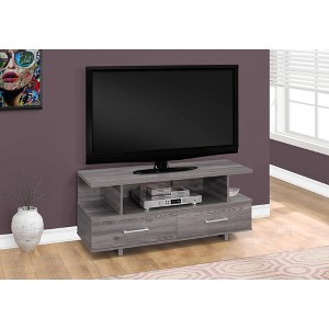 CAVINAS TV Stand with 2 Drawers and Open Storage Minimalist Entertainment Center Media Console for Living Room - 1 of 4