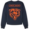 G-III Sports Womens Chicago Bears Graphic T-Shirt, Blue, Medium - 2 of 2