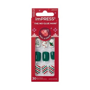 imPRESS Press-On Manicure Fake Nails - Sugarplum - 33ct - 1 of 4