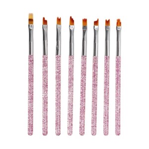 Unique Bargains Multifunctional Nail Painting Brushes 1 Set - 1 of 4