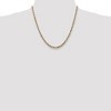 Black Bow Jewelry 4mm, 14k Yellow Gold, D/C Quadruple Rope Chain Necklace - 2 of 4