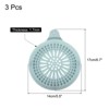 Unique Bargains Silicone Flexible Washable with Suction Cups Tub Drain Stopper 3 Pcs - 2 of 3