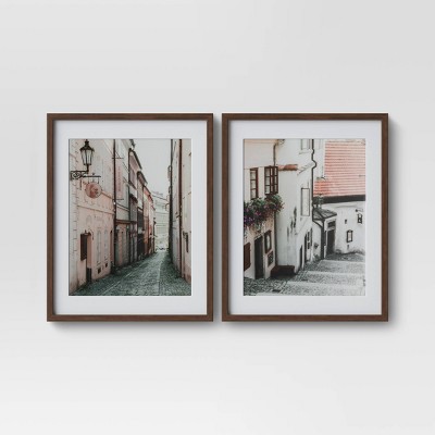 (Set of 2) 16" x 20" City Photography Framed Print - Threshold™