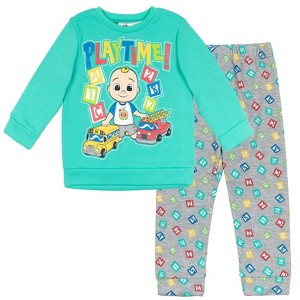 CoComelon Cody JJ Fleece Pullover Sweatshirt and Jogger Pants Set Infant to Toddler - 1 of 4