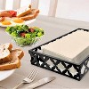 Legend Guest Towel Tray Black - Popular Bath Popular Home: Metal Vanity Accessory, Spot Clean, 9x5" Size - 4 of 4