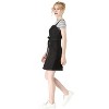 Allegra K Women's Classic Adjustable Strap A-Line Overall Denim Dress - 4 of 4