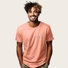 Dalix Ghost Embroidered Soft Cotton Short Sleeve T Shirt Mens - 4 of 4