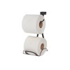iDesign Over-the-Tank Toilet Paper Holder with Storage - Bronze - 3 of 4