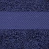 Modern Solid Classic Premium Luxury Cotton 2 Piece Bath Sheet Towel Set by Blue Nile Mills - 4 of 4