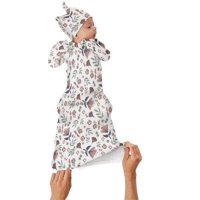 Image of gunamuna Baby Sleeper Zipper Long Gown with zipper, Bamboo Rayon - Bears