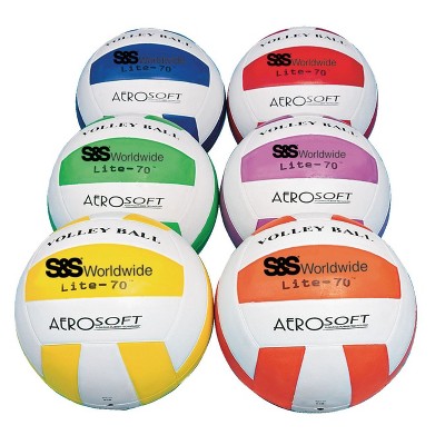 S&S Worldwide Lite 70 Volleyball Set Pk6