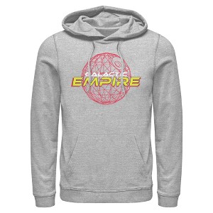 Mens Star Wars Death Star Galactic Empire Lightweight Hoodie - 1 of 4