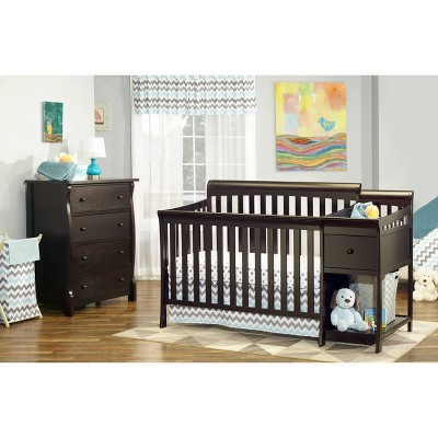 sorelle brittany crib and changer