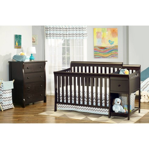 Sorelle Florence Crib Changer Espresso Target