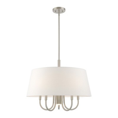 Livex Lighting Belclaire 5 - Light Chandelier in  Brushed Nickel