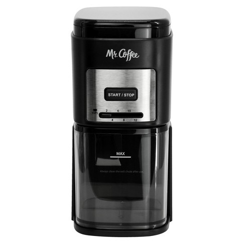 Tru Large Capacity Conical Burr Grinder - Silver