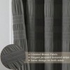 Shower Curtain Farmhouse Rustic Striped Textured Fabric Washable 72x72 Inch Bathroom Hotel Style - 3 of 4