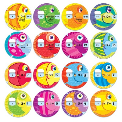 Carson Dellosa Education EZ-Spin: Addition Facts Math Manipulative, Grade K-2 (18 wheels)