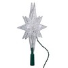 Kurt Adler UL 10-Light 10.5-Inch Clear LED 8-Point Star Tree Topper - 2 of 4