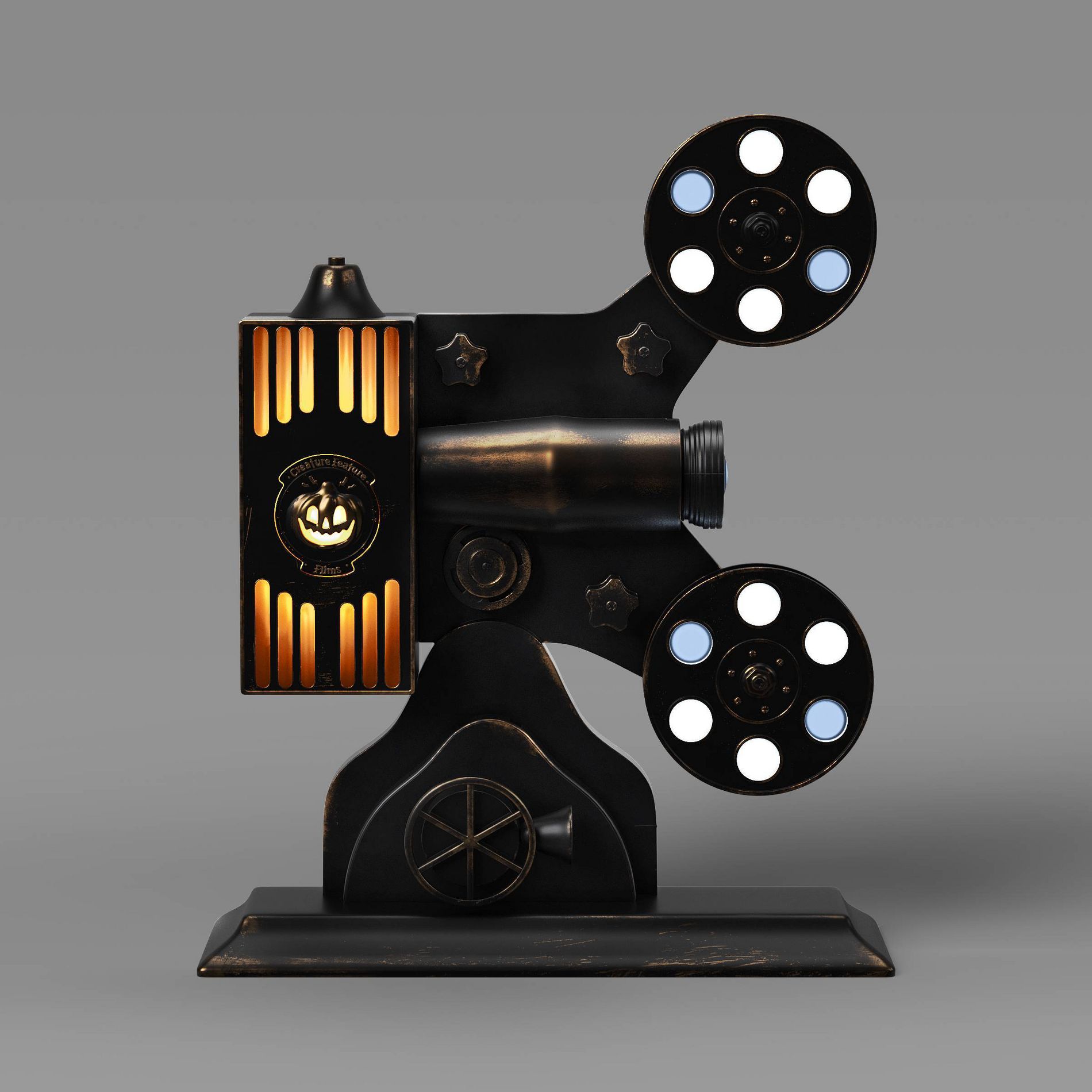 12" Haunted Projector Halloween Decorative Prop Black - Hyde and EEK! Boutique™