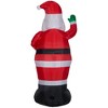 Gemmy Christmas Airblown Inflatable Santa OPP, 7 ft Tall, Multi - 3 of 3